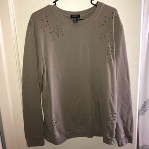 Forever 21 Men’s Distressed Sweatshirt